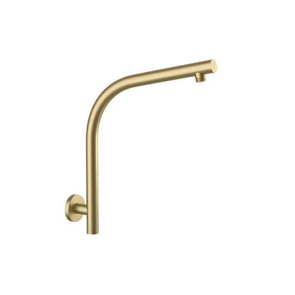Brushed Yellow Gold Wall Mounted Shower Arm 1 Brushed Yellow Gold Wall Mounted Shower Arm