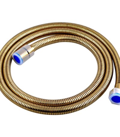 1500mm Brushed Brass Stainless Steel Shower Hose