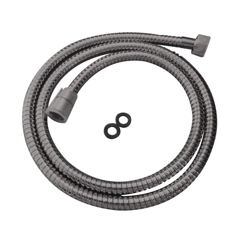 1500mm Gunmetal Stainless Steel Shower Hose 1 1500mm Gunmetal Stainless Steel Shower Hose