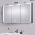 1500x720x139mm LED Shaving Cabinet