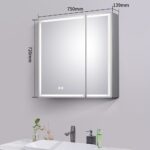 750x720x139mm LED Shaving Cabinet