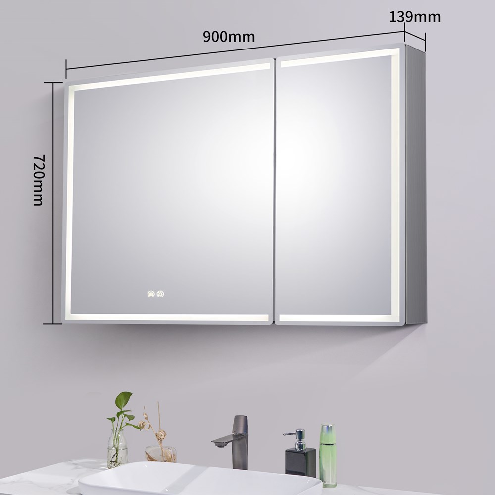 900x720x139mm LED Shaving Cabinet 1 900x720x139mm LED Shaving Cabinet