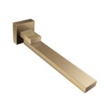 Cavallo Brushed Yellow Gold Square Bath Spout
