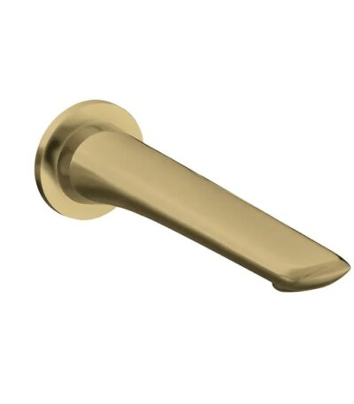 Bellino Brushed Yellow Gold Wall Bath / Spout