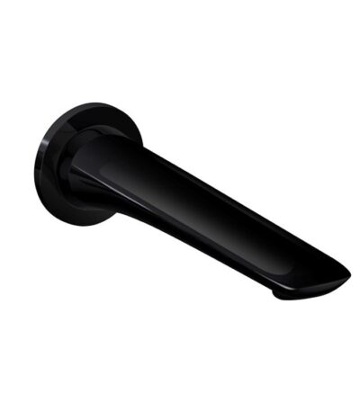 Bellino High Gloss Black Wall Bath/Spout
