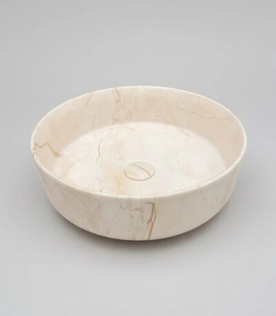 405*405*130mm Matte Stone Marble Above Counter Basin (32mm Nonoverflow)