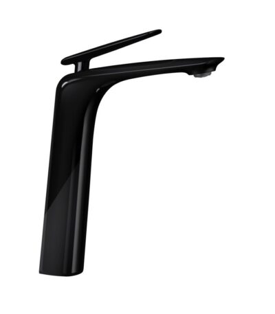 Bellino High Gloss Black Tall Basin Mixer