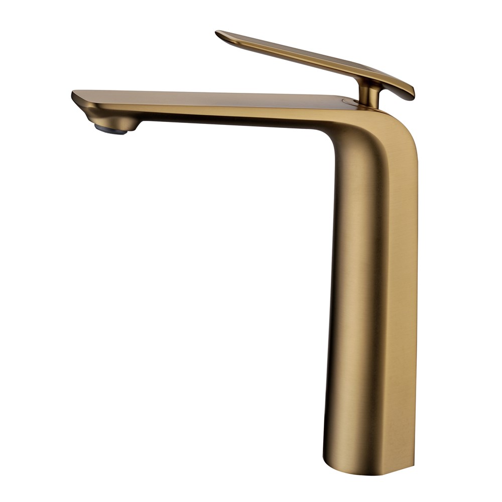 ESPERIA - Brushed Brass Basin Mixer 1 ESPERIA - Brushed Brass Basin Mixer
