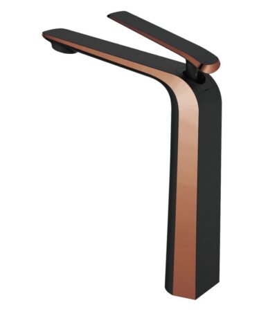 ESPERIA - Black & Rose Gold Basin Mixer