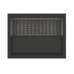 Black Carysil Harmony Big Bowl Granite Single Bowl Stone Kitchen Sink 610*457*253mm(with Bottom Grid & Colander)