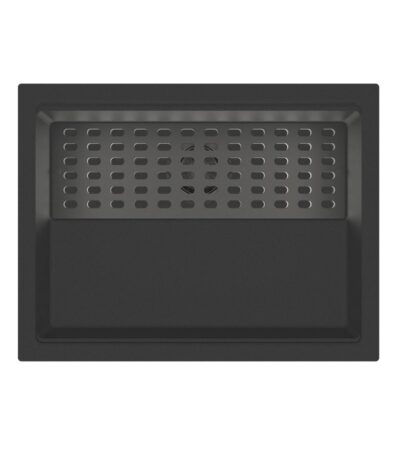 Black Carysil Harmony Big Bowl Granite Single Bowl Stone Kitchen Sink 610*457*253mm(with Bottom Grid & Colander)