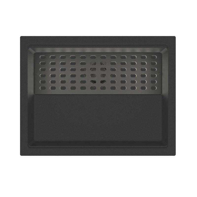 Black Carysil Harmony Big Bowl Granite Single Bowl Stone Kitchen Sink 610*457*253mm(with Bottom Grid & Colander) 1 Black Carysil Harmony Big Bowl Granite Single Bowl Stone Kitchen Sink 610*457*253mm(with Bottom Grid & Colander)