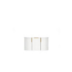 750mm Matte White Fluted Wall Hung Vanity 750*469*412mm
