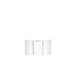 750mm Matte White Fluted Wall Hung Vanity 750*469*412mm