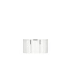 750mm Matte White Fluted Wall Hung Vanity 750*469*412mm