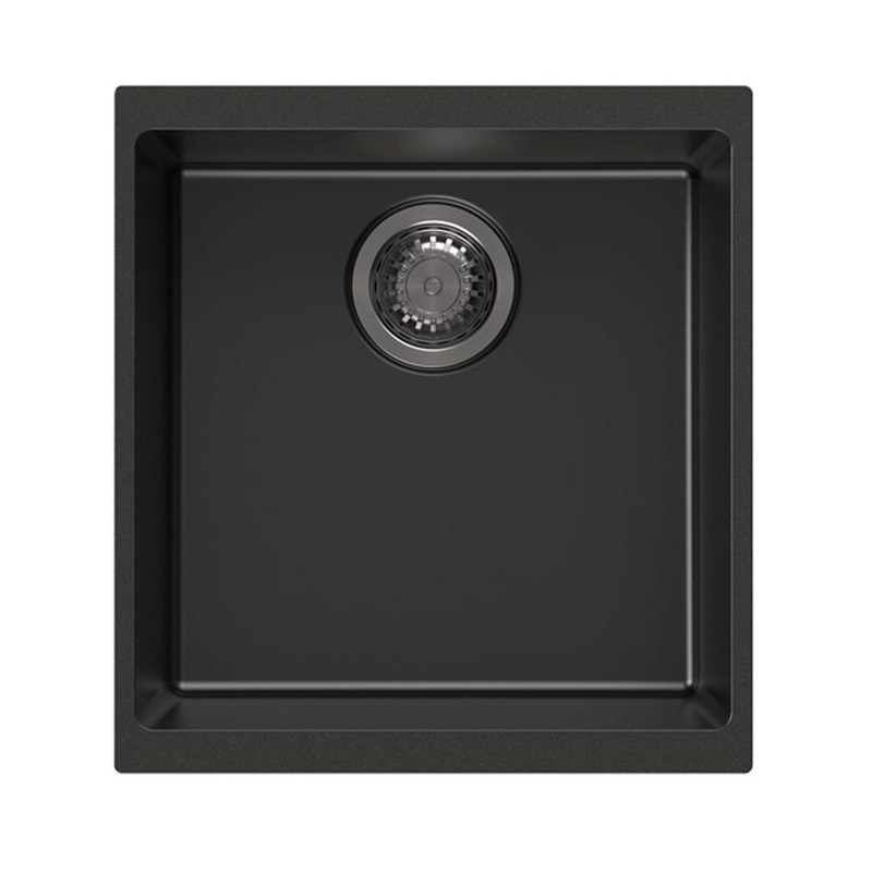 430x460x200mm Black Carysil Granite Single Bowl Kitchen Sink 1 430x460x200mm Black Carysil Granite Single Bowl Kitchen Sink