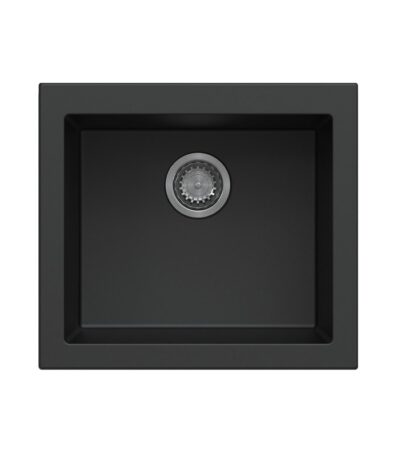 Black Carysil Maples N100U Granite Single Bowl Stone Kitchen Sink 540*473*241mm(Undermount only)