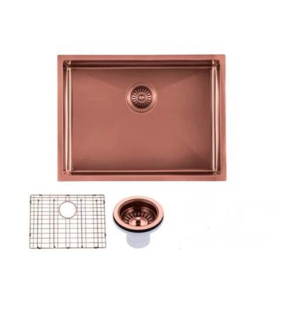 600*450*300mm Stainless Steel Copper Single Bowl Kitchen Sink