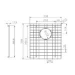 Stainless Steel Chrome Grid for TWM12