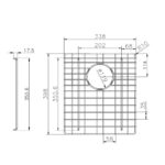 Stainless Steel Chrome Grid for TWM6