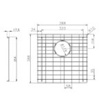 Stainless Steel Chrome Grid for TWM8