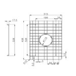 Stainless Steel Chrome Grid for TWM9