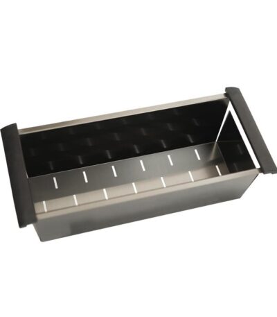 440x190x130mm Gunmetal Stainless Kitchen Sink Colander