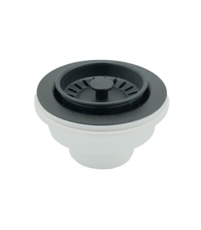 Granite Black Kitchen Sink Waste No Overflow