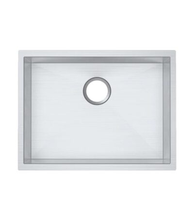586x450x230mm Chrome Stainless Steel Single Bowl Kitchen Sink