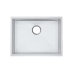 586x450x230mm Chrome Stainless Steel Single Bowl Kitchen Sink
