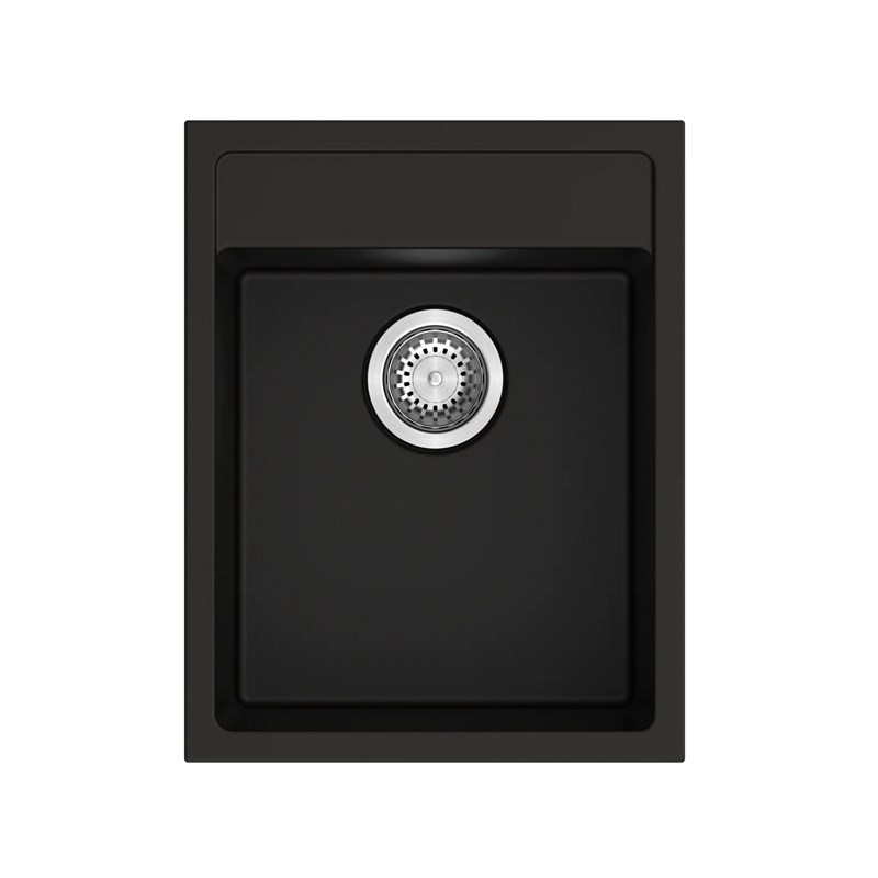 Black Carysil Waltz 400 Grainte Single Bowl Stone Kitchen Sink 400*500*200mm 1 Black Carysil Waltz 400 Grainte Single Bowl Stone Kitchen Sink 400*500*200mm