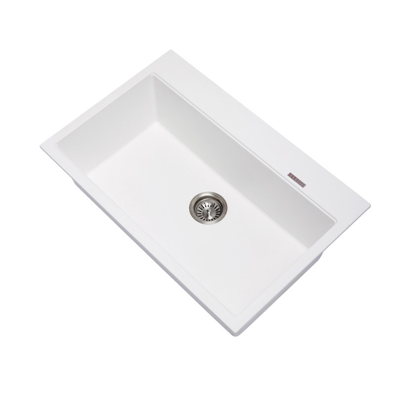 780x510x220mm White Carysil Granite Single Bowl Kitchen Sink 1 780x510x220mm White Carysil Granite Single Bowl Kitchen Sink