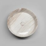 400*400*130mm Gloss Stone Marble Above Counter Basin(32mm Nonoverflow)