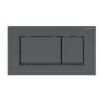 Sigma30 Matte Black with Black Trim ABS Dual Flush/Access Plate(Square Button)