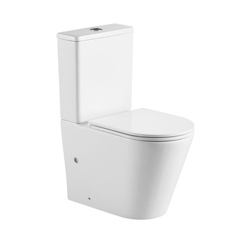 BERLIN 670*360*850mm Gloss White Quiet Flushing Back to Wall Two-piece Toilet Suite 1 BERLIN 670*360*850mm Gloss White Quiet Flushing Back to Wall Two-piece Toilet Suite