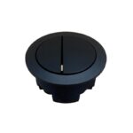 Round Matte Black Cistern Dual Flush Button(for Two-piece Toilet)