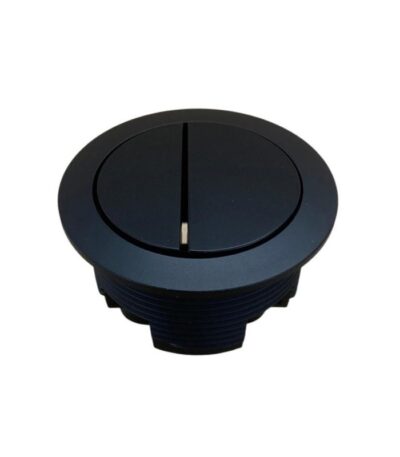 Round Matte Black Cistern Dual Flush Button(for Two-piece Toilet)