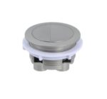 Round Brushed Nickel Cistern Dual Flush Button(for Two-piece Toilet)