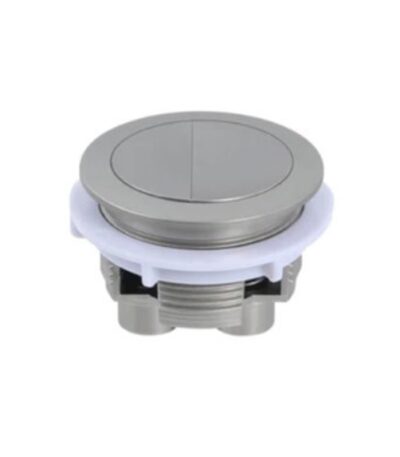 Round Brushed Nickel Cistern Dual Flush Button(for Two-piece Toilet)