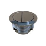 Round Chrome Cistern Dual Flush Button(for Two-piece Toilet)