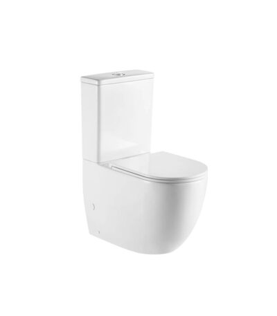 DIANA 630*390*840mm Gloss White Quiet Flushing Back to Wall Toilet Suite