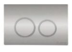 R & T Chrome ABS Push Plate(Round Button)