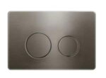 R & T Gun Metal Grey ABS Push Plate(Round Button)