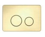 R & T Brushed Gold ABS Push Plate(Round Button)