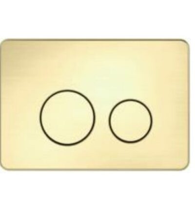 R & T Brushed Gold ABS Push Plate(Round Button)