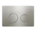 R & T Brushed Nickel ABS Push Plate(Round Button)