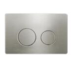 R & T Brushed Nickel ABS Push Plate(Round Button)