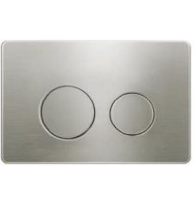 R & T Brushed Nickel ABS Push Plate(Round Button)
