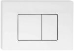 R & T White ABS Push Plate(Square Button)