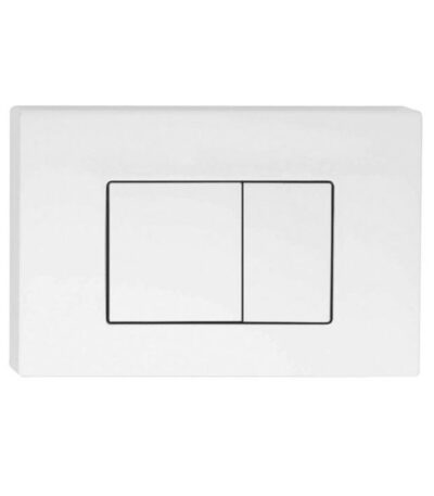 R & T White ABS Push Plate(Square Button)
